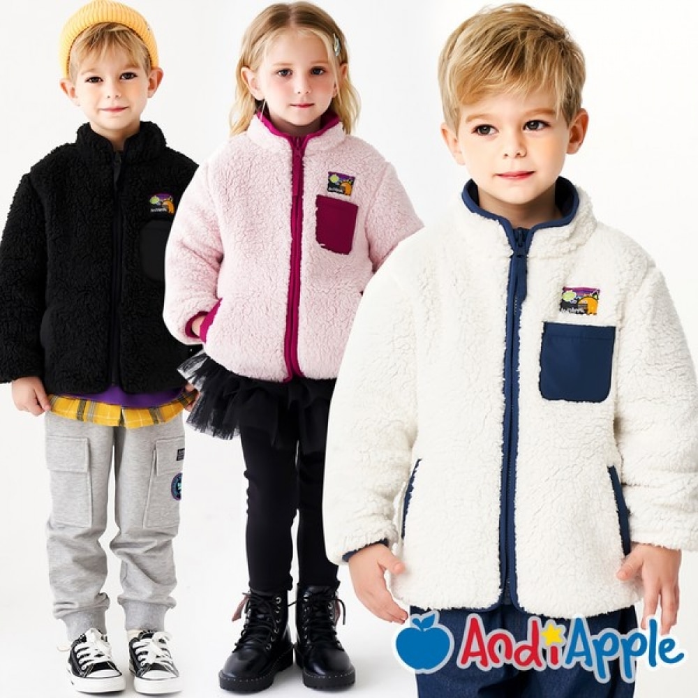 (アンディアップル) HIT ベーシックリバーシブルフリースジャケット