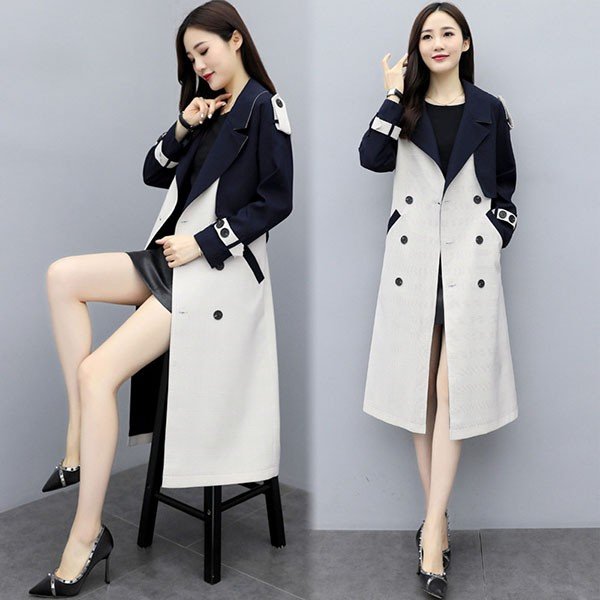 春秋 防風 アウター コート レディース トレンチコート チェスターコート スプリングコート チュニ