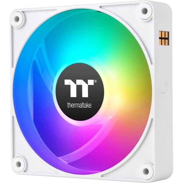 Thermaltake CL-F195-PL14SW-A ホワイト CT140 Reverse EX ARGB Sync PC Cooling Fan 3 Fan Pack White ケースファン