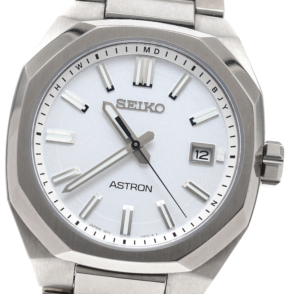 セイコー SEIKO SBXY081/7B72-0AF0 アストロン ネクスター デイト ソーラー電波 メンズ 良品 箱・保証書付き_943108【中古】