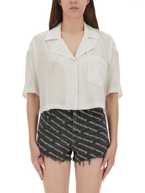 T BY ALEXANDER WANG Women Shirts 4WC3251099 971 WHITE