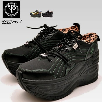 【公式】 ヨースケ 厚底スニーカー メンズ 7cm 厚底フラットソール