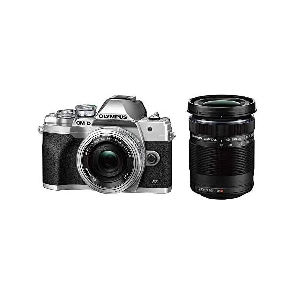 【中古】OLYMPUS ミラーレス一眼カメラ OM-D E-M10 MarkIV EZダブルズームキット シルバー