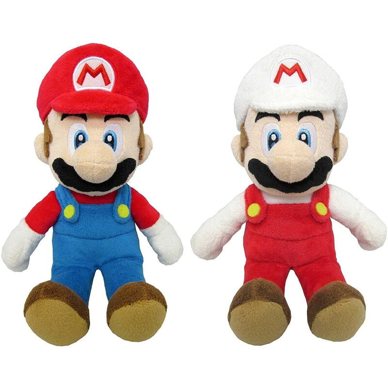 Qoo10] 三英貿易 ぬいぐるみ 2種セット マリオ ファイア