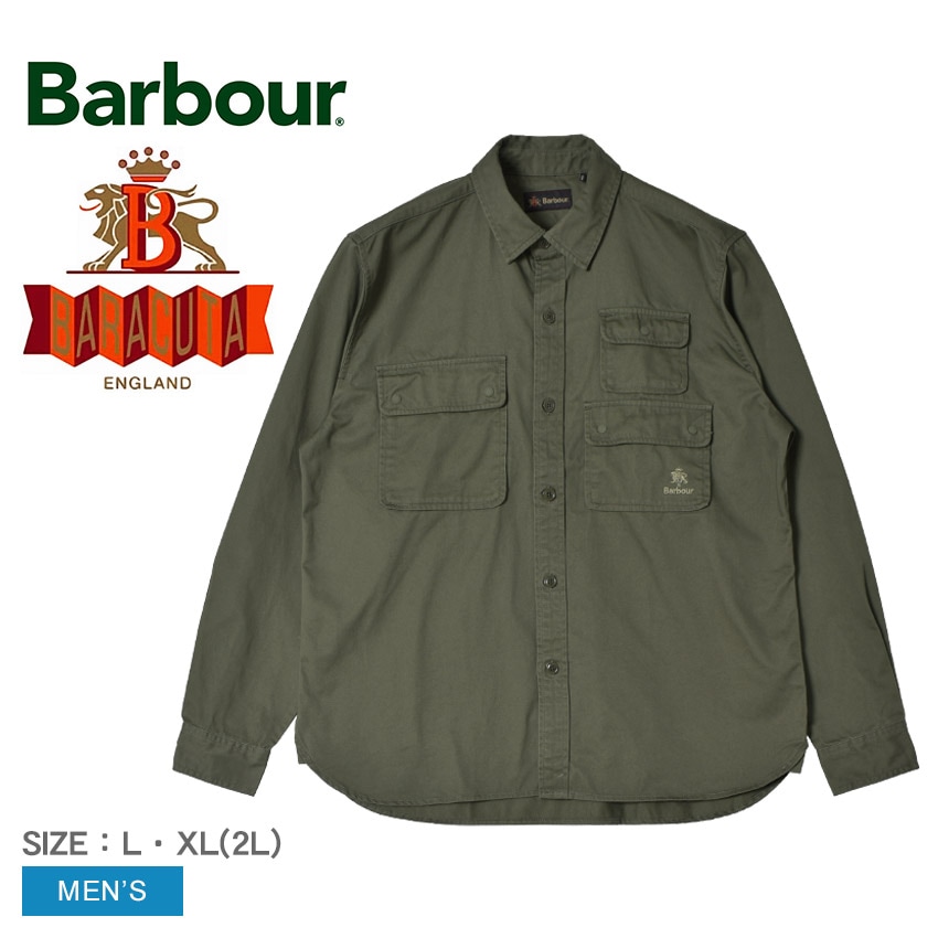 メンズ コラボ トップス シャツ ミリタリーシャツ 長袖 無地 ポケット ウエア Chorlton Relaxed Twill Shirt MSH5539