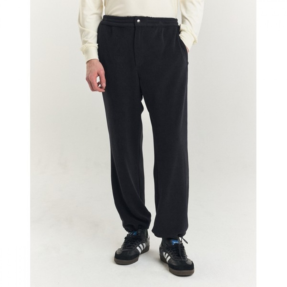 [ヘッジズ] 24FW ネイビーウィーブバンディングパンツ HZPA4D603N2