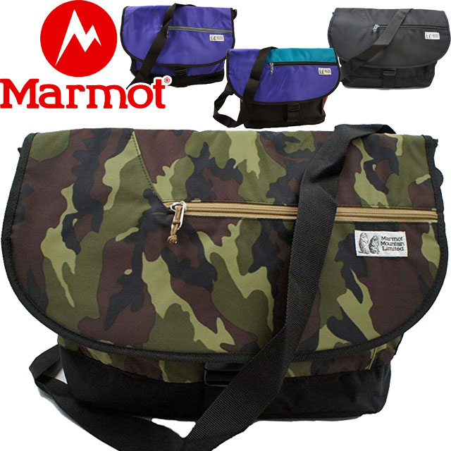 マーモット Marmot メンズ レディース MJB-S5357 メッセンジャー 15L ショルダー 斜め掛け BLK CMO PPL MLT 迷彩 カモフラージュ 通勤 通学 8,514円