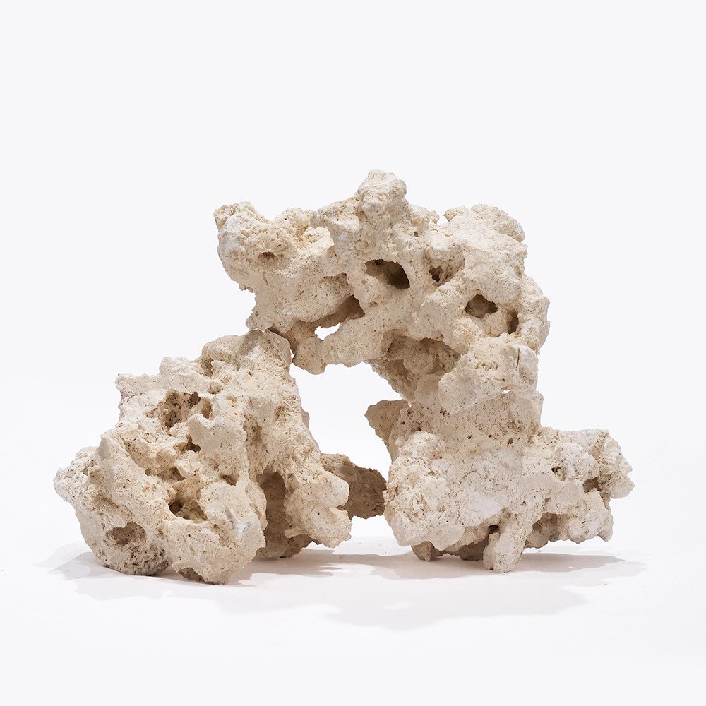 マルコロック　リーフセーバー　エッジレス（Ｅｄｇｅｌｅｓｓ）　ＳＳサイズ　１０ｋｇ　海水水槽用　水槽用石　デスロック　化石サンゴ　ＣＲＣ10―35―90―10―00