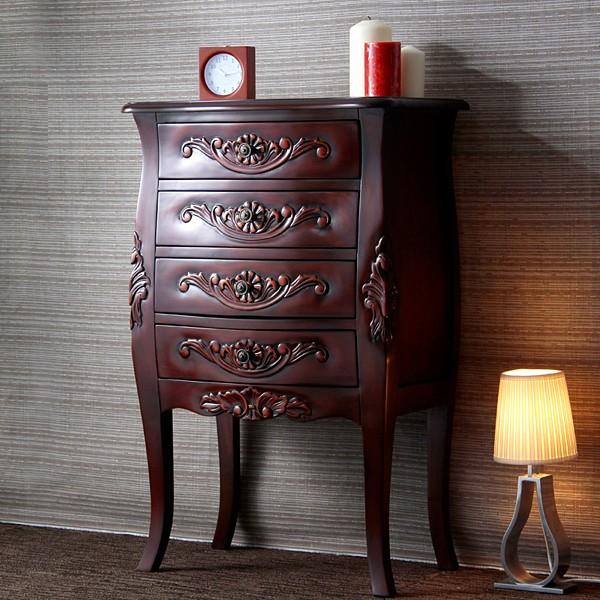 チェスト アンティーク調 猫脚 アンティーク 姫系 姫家具 クラシカル 収納家具 アンティーク調チェスト 4段 引きだし
