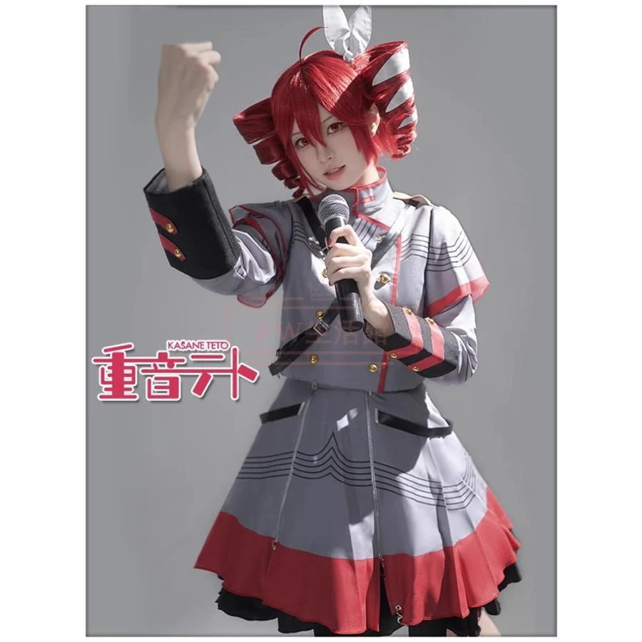 ボーカロイド VOCALOID かさねてと 重音テト テトペッテンソン kasane tetoコスプレ衣装 ウィッグ 靴 コスチューム 演出服 アニメ ゲーム ハロウィン