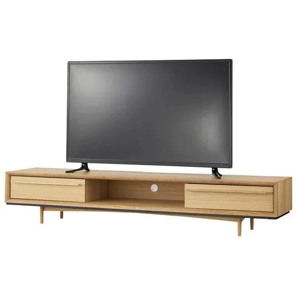 テレビボード 幅180cm TVボード テレビ台 TV台 ローボード おしゃれ 引き出し 2杯 天然木 オープンラック 北欧 スタイリッシュ モダン ナチュラル カントリー