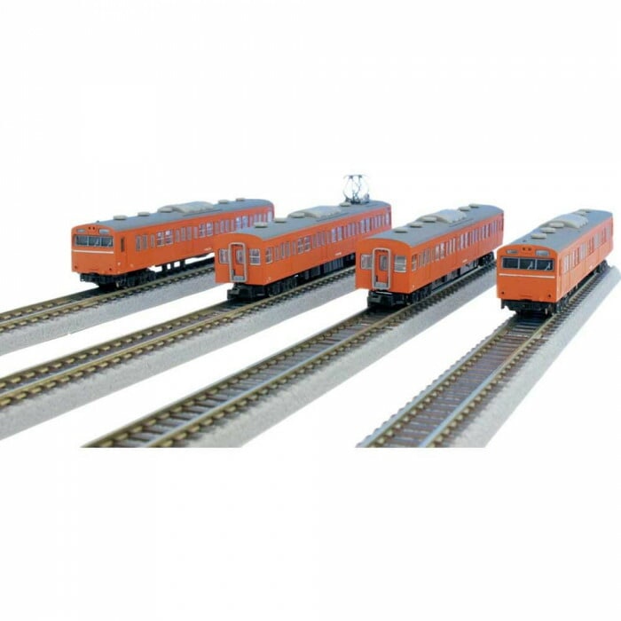 国鉄103系 オレンジ 中央線タイプ 基本4両セット T022-7