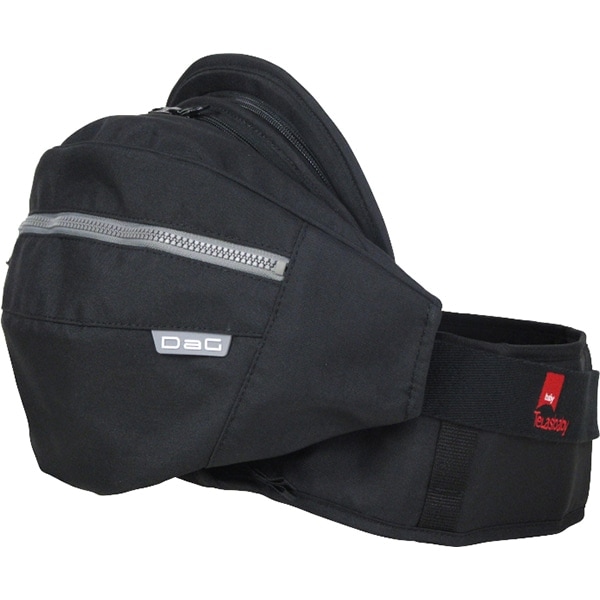 （ダッグツリー） 背当て付きヒップシートキャリー 脱着可能なシングルショルダー付き ノーブルブラック C330