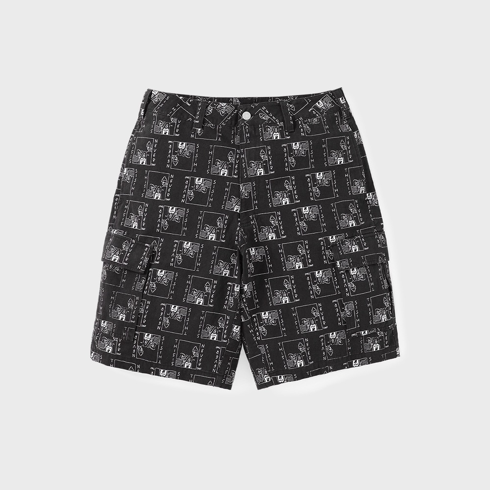 ディス・イズ・ネヴァー・ザット TNT 長場優カーゴショートオフブラック