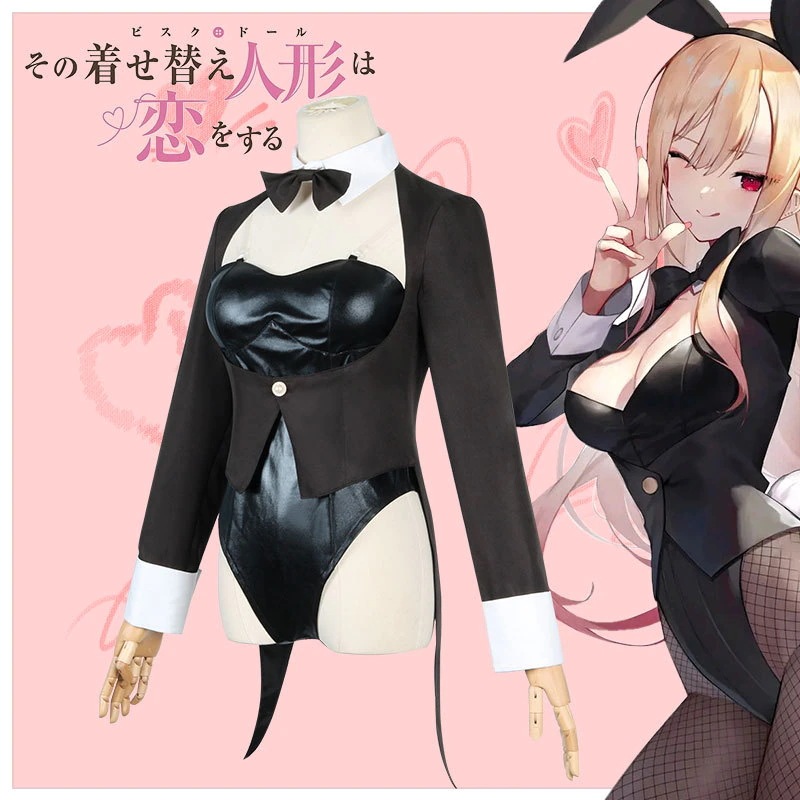 学園祭 イベント コスチューム コスプレ衣装仮装変装 バニーガール コスプレ服 喜多川海夢 その着せ替え人形は恋をする スーツ ハロウィン 2023年新作入荷コスプレ