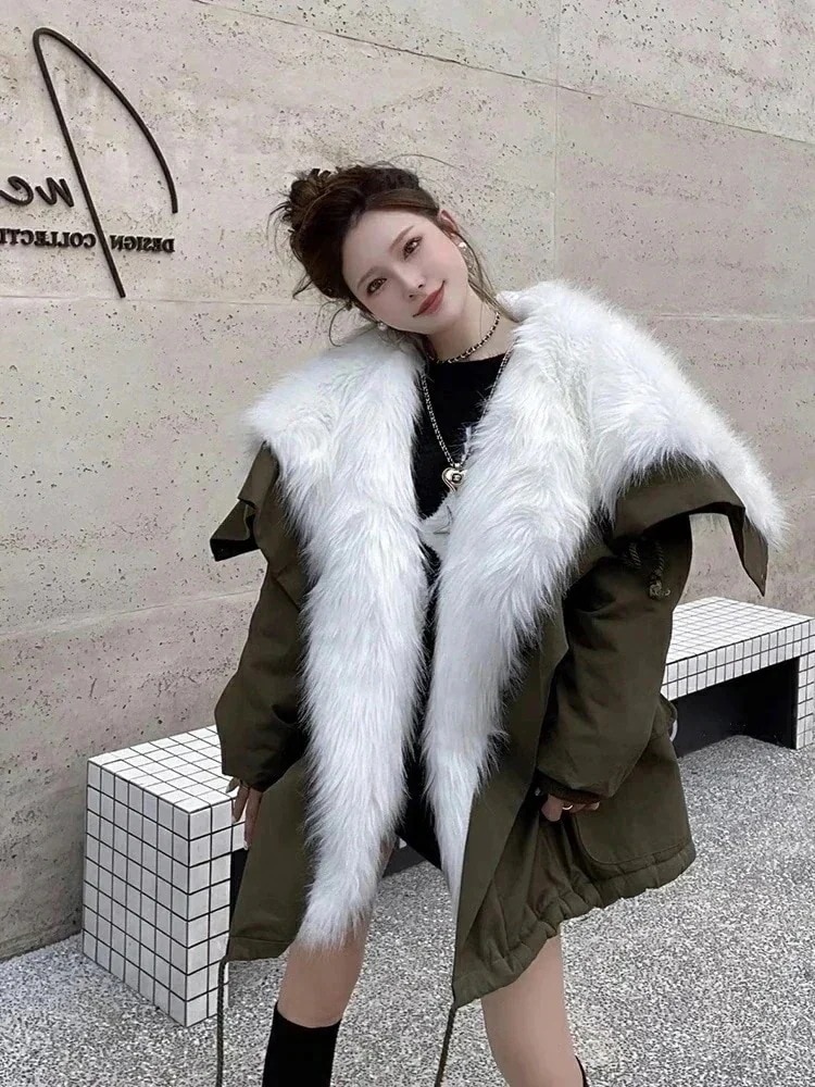 ファー付き コットンパッド入りコート モッズコート パーカージャケット インナー ファー カジュアル コート ジャケット アウター 防寒 もこもこ あったか おしゃれ