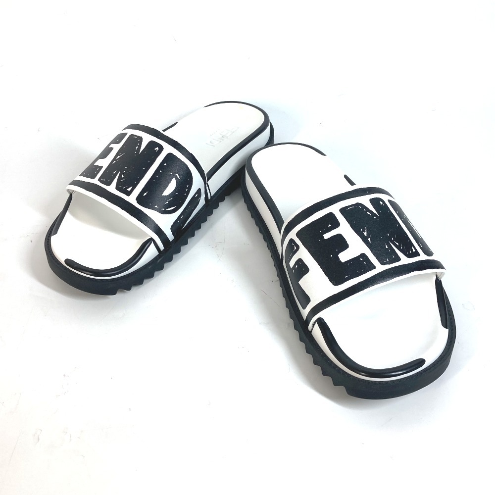 サンダル 7X1176 ロゴ ジョシュアヴィーダス Joshua Vides コラボ 靴 シューズ バイカラー レザー ホワイト