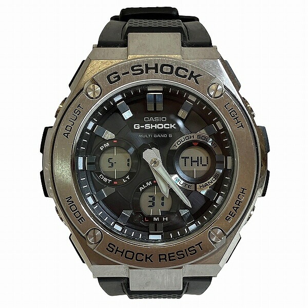 カシオ G-SHOCK GST-W110 電波ソーラー 腕時計 メンズ 【中古】