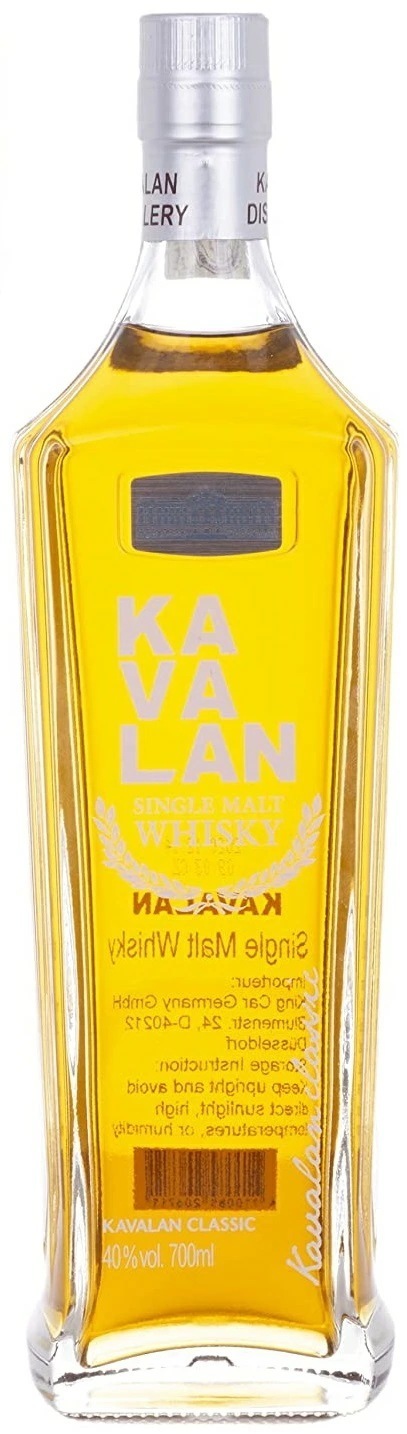 【送料無料】ウィスキー カバラン クラシック シングルモルトウイスキー 700ml 1本KAVALAN カバラン【北海道沖縄県東北四国九州地方は必ず送料がかかります】