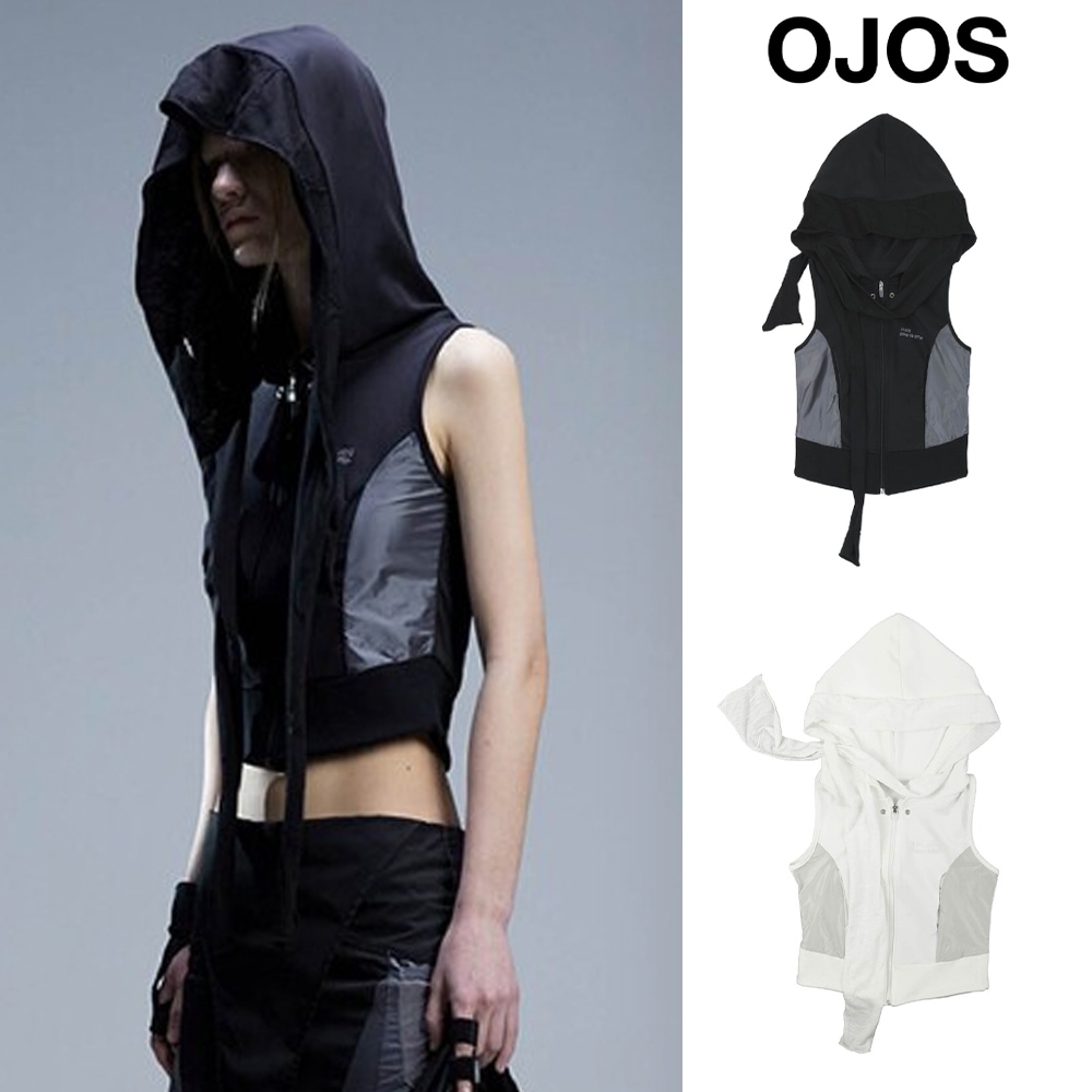 トップス OJOS Muffler Boxer Hoodie Zip-up OJOS] Muffler Boxer Hoodie Zip-up パーカー