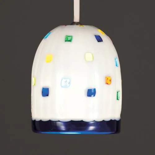 大塚家具 ムラノガラス CLAブルーウィンドウズ セードのみ 【ランプ（電球）・コード別売 】イタリア製