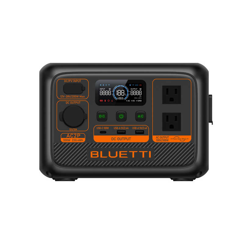 BLUETTI　プレミアムシリーズ 230.4Wh ポータブル電源　AC2P