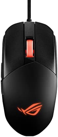ASUS ROG Strix Impact II 両手利き対応 人間工学に基づいたゲーミングマウス 6,200 dpi光学センサー付き 軽量設計 Aura Sync RGB照明