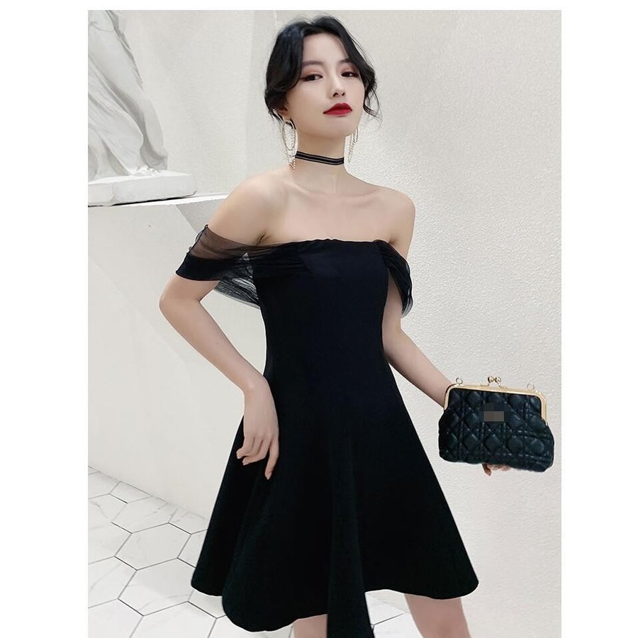 結婚式ワンピース パーティードレス セクシー ミモレ丈ドレス ウエディングドレス 10代 20代 3