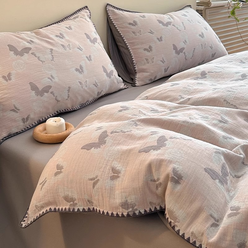 11 クラスa 3層ヤーンジャックヤーン4ピースセットピュアコットン2025新しいライトラグジュアリーベッドカバーカバーシートとフィッティング 17,490円