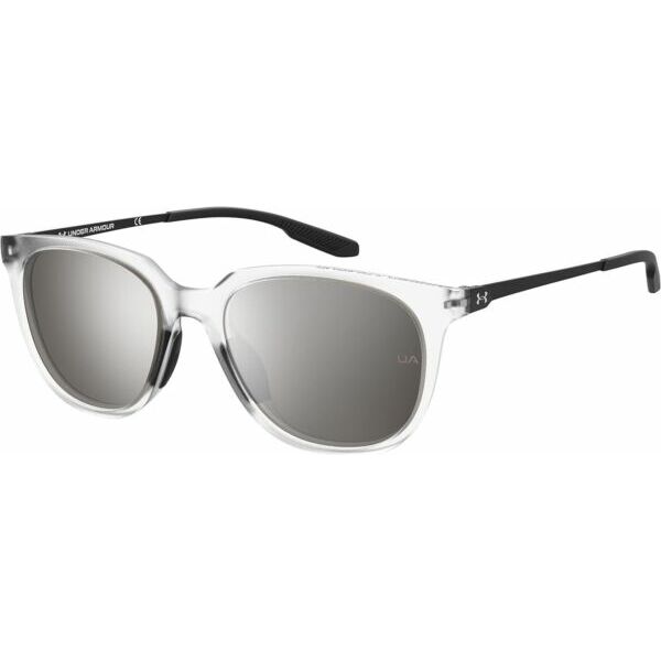 アンダーアーマーWomens UA Circuit Oval Sunglasses - Crystal Frame/Smoke Lens