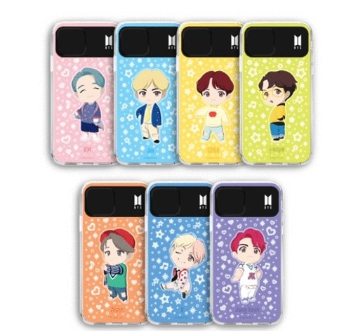 BTS スマホケース ライトアップケース iPhone Galaxy