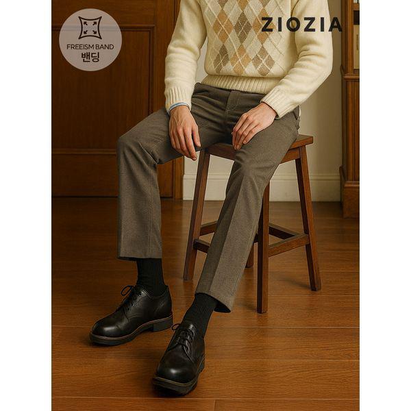 メランジベージュカジュアルセットアップパンツ S AAD4PP1603 BE _P406654943