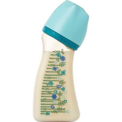 他サイト： ズームティー　Betta ドクターベッタ哺乳びん ブレイン 広口 WS4-240ml Flower (Blue) (PPSU)の商品画像