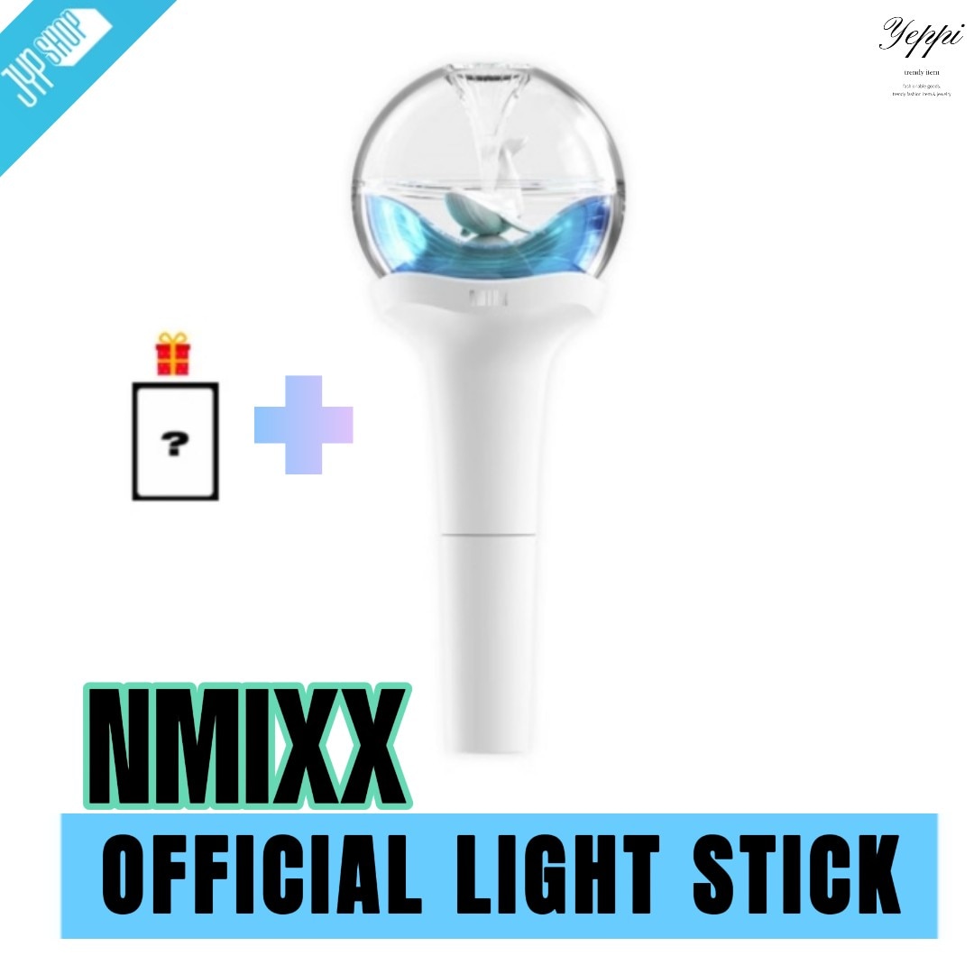 【 当日出庫 】NMIXX OFFICIAL LIGHT STICK nmixxペンライト 公式 応援棒 (公式ランダムフォトカード1枚贈呈)KPOP グッズ
