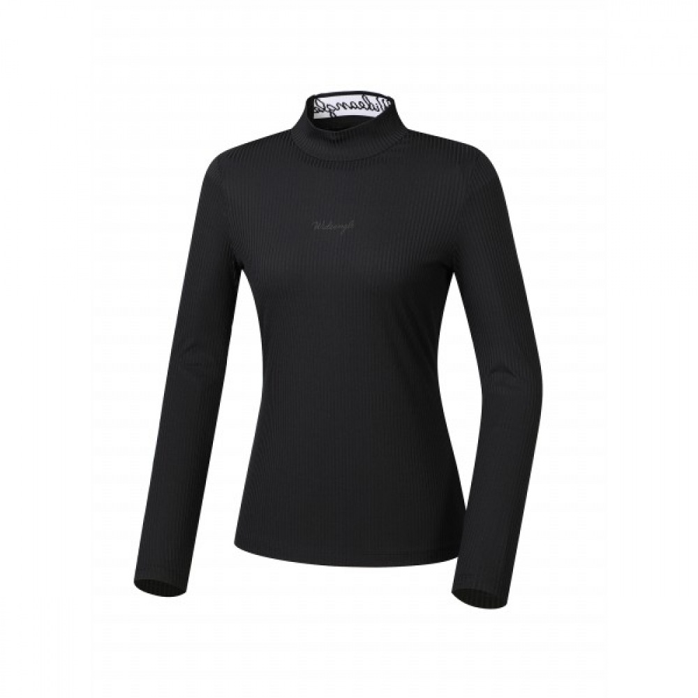 [ワイドアングル] VA リブ付きハイネック T シャツ L_WWP23291Z1