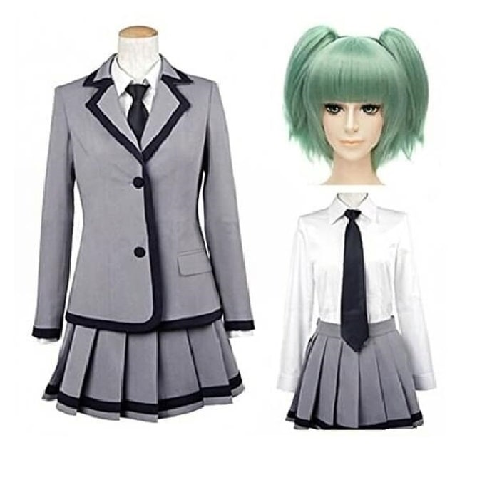 コスプレ衣装+ウィッグ 暗殺教室 茅野カエデ コスチューム 変装 仮装