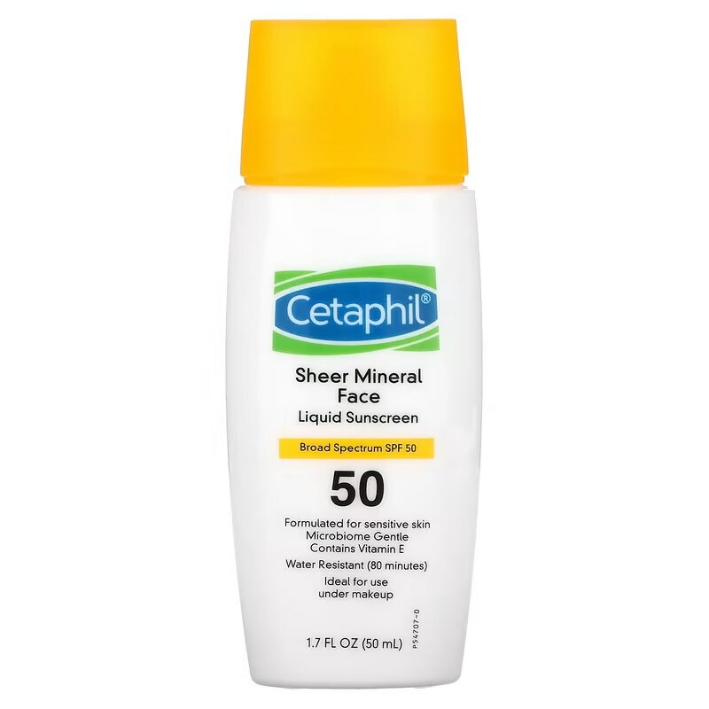 Cetaphil, シアーミネラル フェイスリキッドサンスクリーンSPF501.7 fl oz (50 ml)