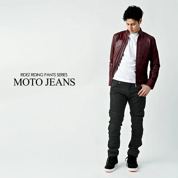 RIDEZ RDB1002 STRETCH JEANS BLACK 34×34