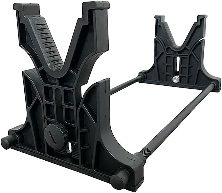 ガンスタンド ディスプレイスタンド ライフル エアガン ハンドガン メンテナンス( 黒)