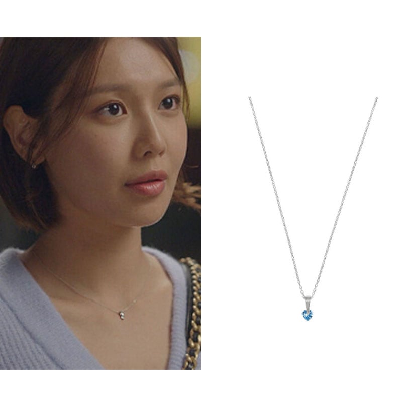 [スヨン協賛]ワンクリップハートネックレス/韓国ファッション/韓国ファッションスタイル/韓国ストリートファッション/SNSで人気/韓国の人気ブランド