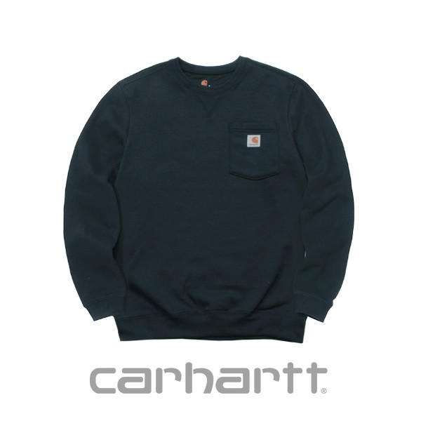 103852ネイビーポケットマンツーマンTシャツ(起毛)