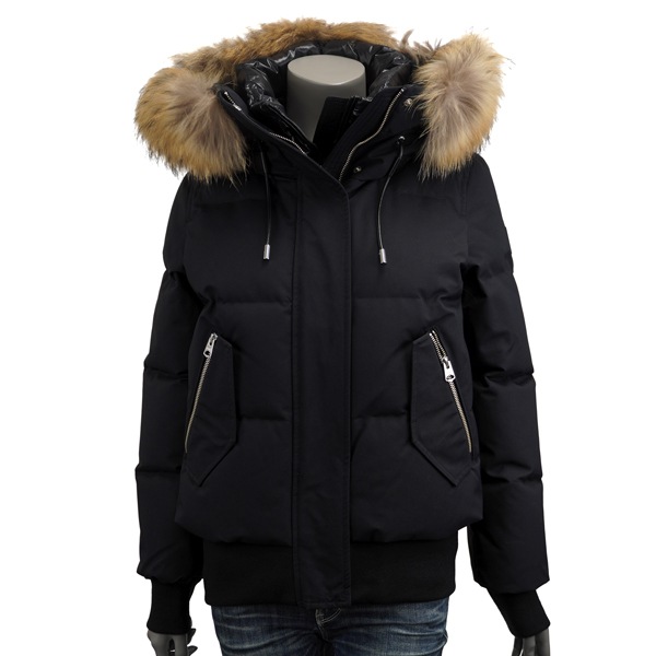 MACKAGE マッカージュ NEFI-FZ　ファー付きダウンジャケット/NEFI-FZ BLACK