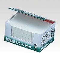 （まとめ買い）リサイクル紙エコノパック ホワイト 5001-W 00031414 [x3]