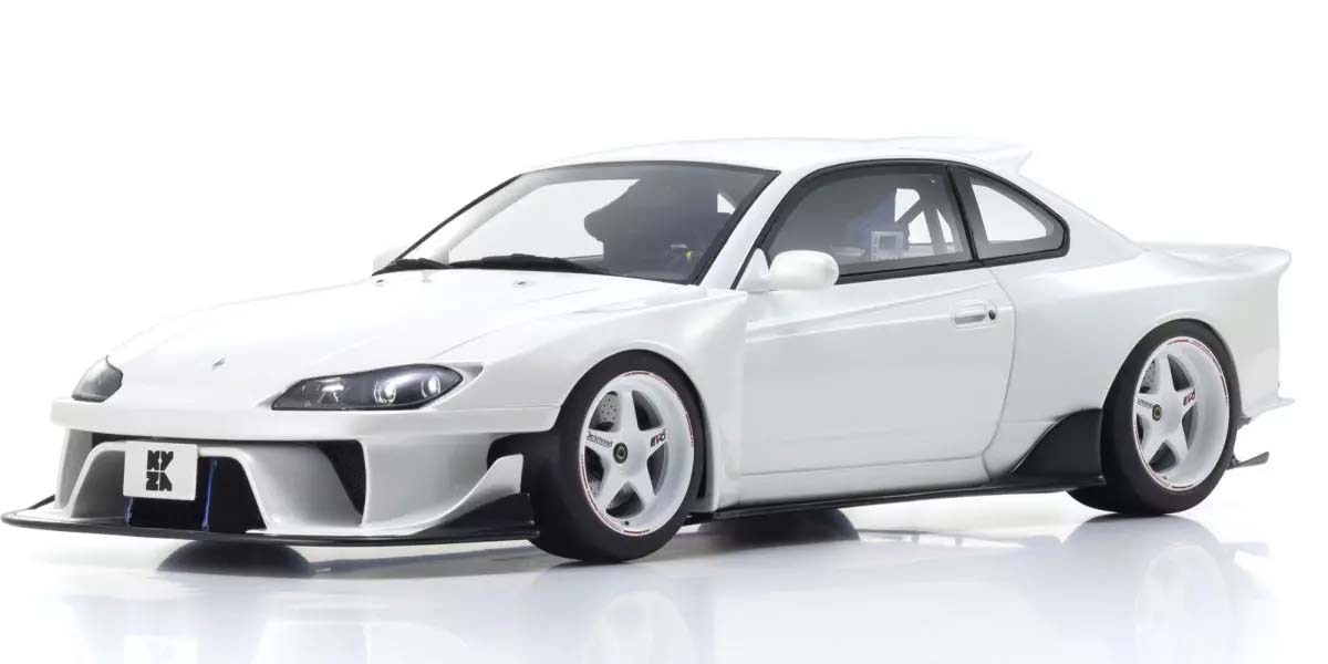 京商 1/18 日産 シルビア S15 Khyzyl Saleem (ホワイト)【KSR18066W】 ミニカー KSR18066W ニッサン シルビア S15 キジル サリーム ホワイト