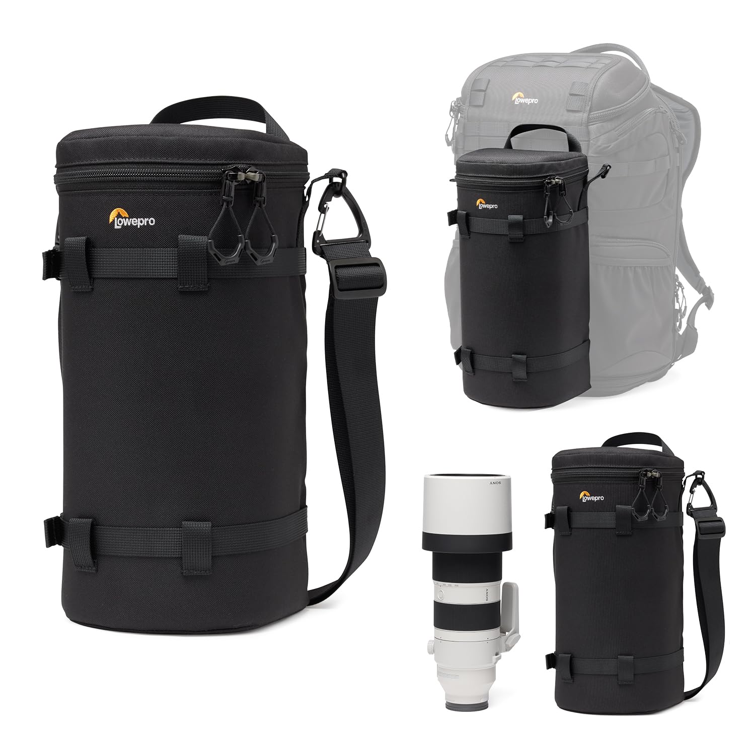 ロープロ(Lowepro) プロタクティック レンズケース 13 x 32 III カメラレンズバッグ 300mm F/2.8に対応 デジタル一眼レフカメラとミラーレスカメラ用 Vol-5L Dim: