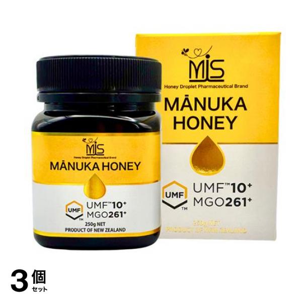 MISマヌカハニー UMF10+ MGO261+ 250g 3個セット