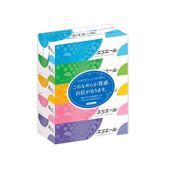 箱ティッシュ 180W 5箱入り X12パック