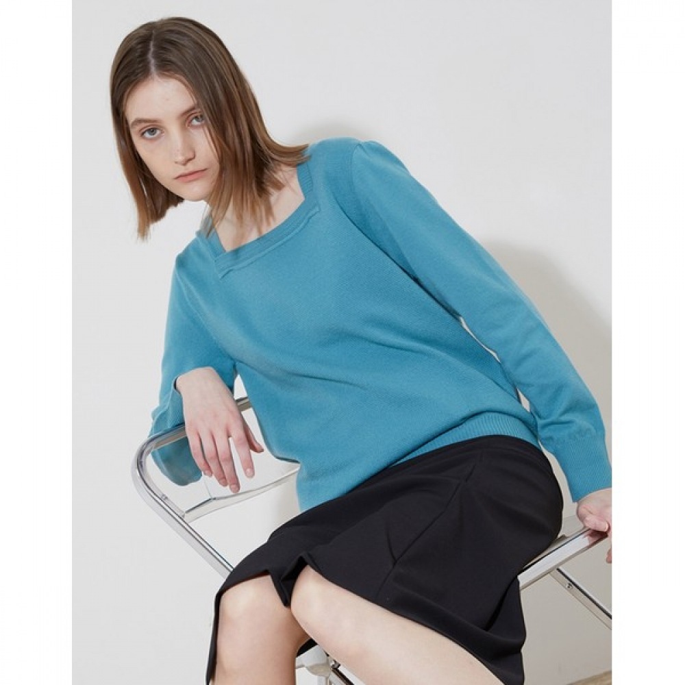 (オリビア・ローレン) スクエアネックニット_Vorbl3S1481