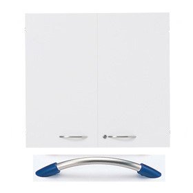 プラス Garage 収納庫 本棚 書棚KK用扉 2段用 KK-70D 白/青 411641 15,231円