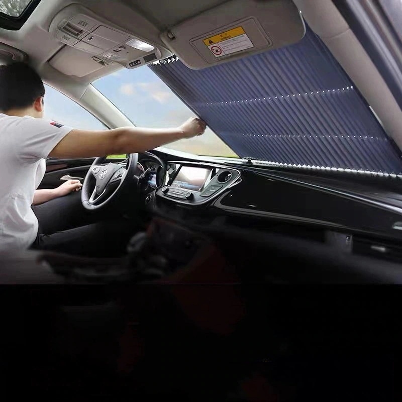 サンシェード 車 フロント UVカット 遮光 遮熱 車中泊 仮眠 収納便利 折り畳み式 軽量 アウト32120924